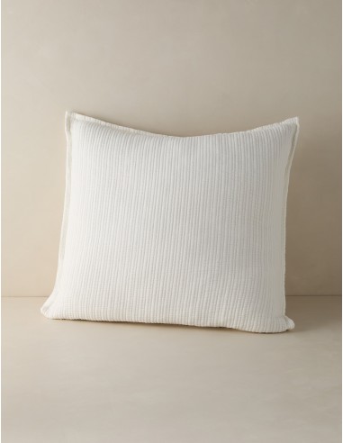 Chatham Cotton Matelasse Euro Sham by Pom Pom at Home Toutes les collections ici