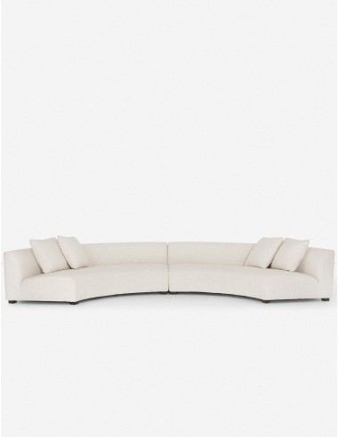 Saban 2-Piece Curved Sectional Sofa en stock