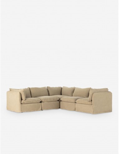 Costello Slipcover Corner Sectional Sofa de la marque