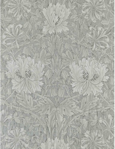 Pure Honeysuckle and Tulip Linen Blend Fabric by Morris & Co. paiement sécurisé