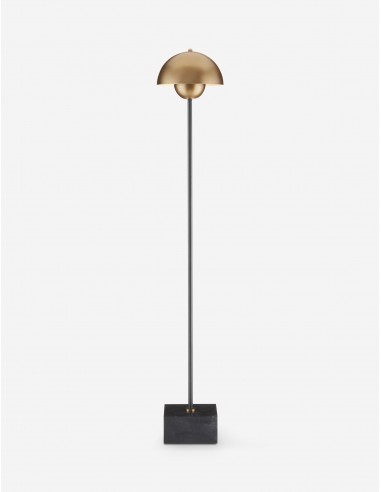 Aziel Floor Lamp, Brushed Brass and Black vous aussi creer 