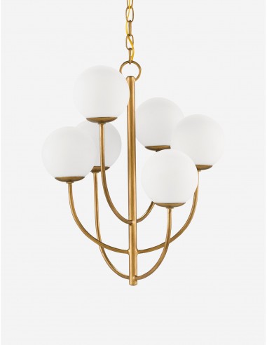 Bijou Chandelier, Brass 17" Dia la chaussure