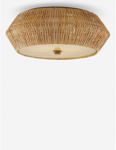 Katriel Flush Mount, Natural 18" Dia meilleur choix