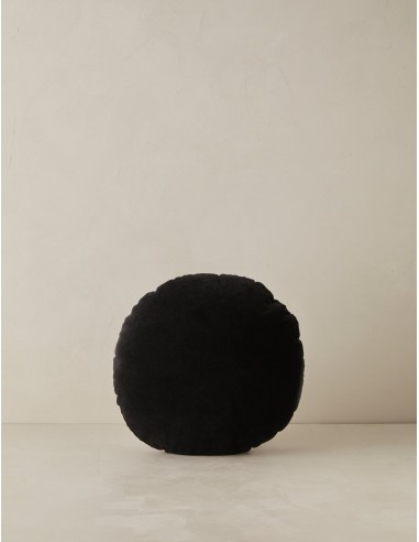 Velvet Round Pillow by Sarah Sherman Samuel les muscles