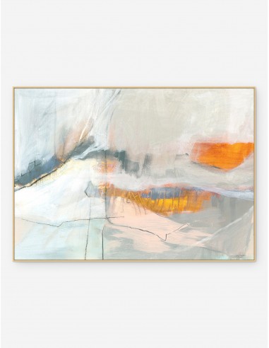 Strokes of Tangerine Wall Art by Mary Elizabeth Peterson en ligne des produits 