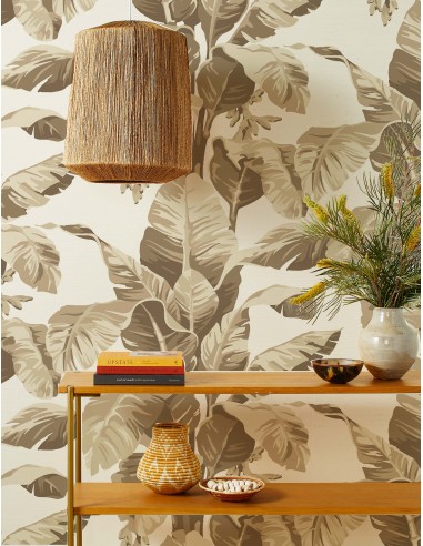 Pacifico Palm Grasscloth Wallpaper by Nathan Turner Economisez 