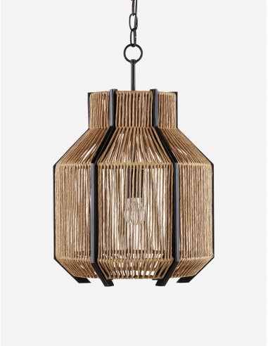 Pasha Pendant Light, Natural 13.5" Dia le des métaux précieux