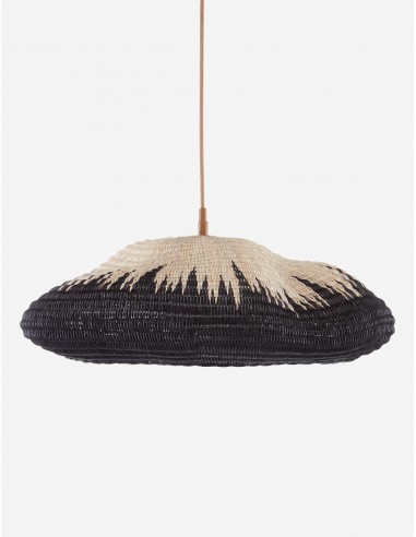 Zikri Pendant Light, Black and Natural 23" Dia sur le site 