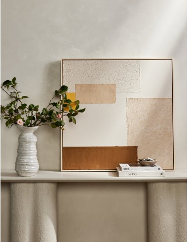 Patchwork Copper + Yellow Wall Art by Visual Contrast prix