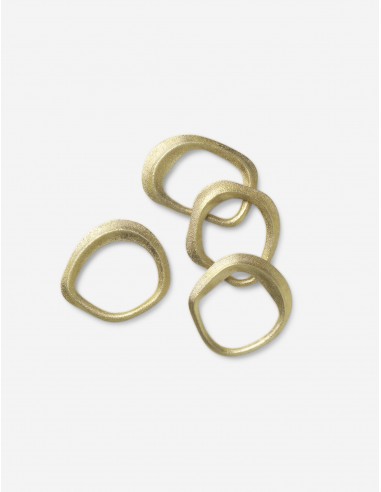 Flow Napkin Rings (Set of 4) by Ferm Living 50-70% off 