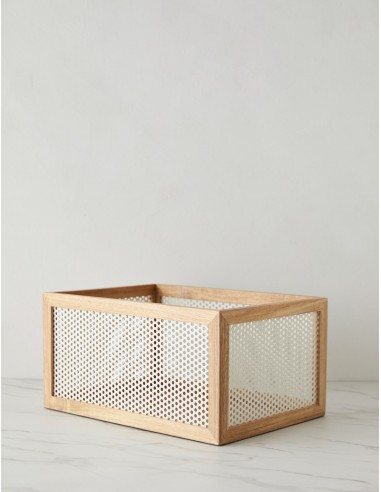 Perforated Acacia Basket by NEAT Method les ligaments