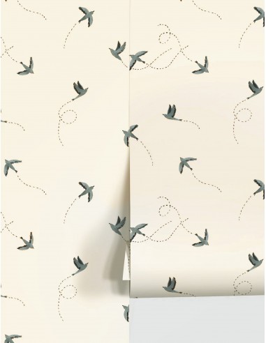 Sparrow Wallpaper by Rylee + Cru 50% de réduction en Octobre 2024