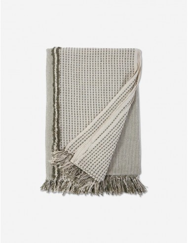 Jagger Cotton Oversized Throw by Pom Pom at Home de pas cher