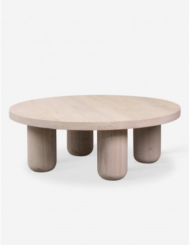 Lindsay Round Coffee Table, Natural Véritable concentré