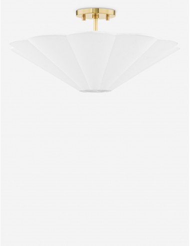 Gabin Semi-Flush Mount Light brillant des détails fins