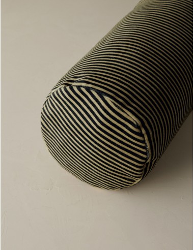 Striped Velvet Long Bolster Pillow by Sarah Sherman Samuel suggérées chez