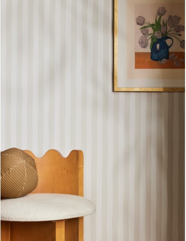 Painterly Stripe Wallpaper by Sarah Sherman Samuel pas cher 