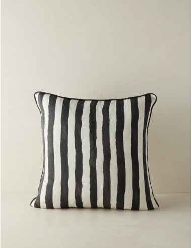 Painterly Stripe Linen Pillow by Sarah Sherman Samuel À commander