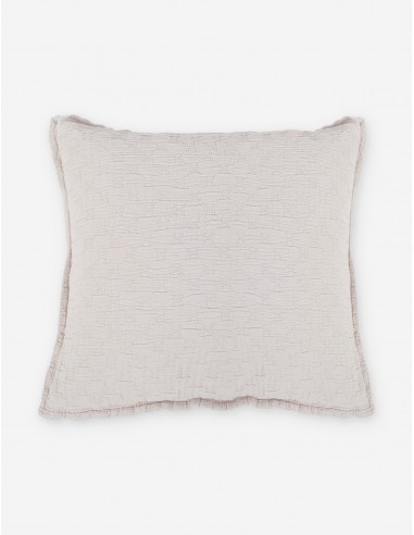 Ojai Cotton Matelasse Euro Sham by Pom Pom at Home france