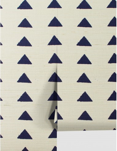 Triangles Grasscloth Wallpaper By Nathan Turner france